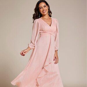 NWT ever EMBER Twist Knot A-Line Lotus Leaf Shimmering